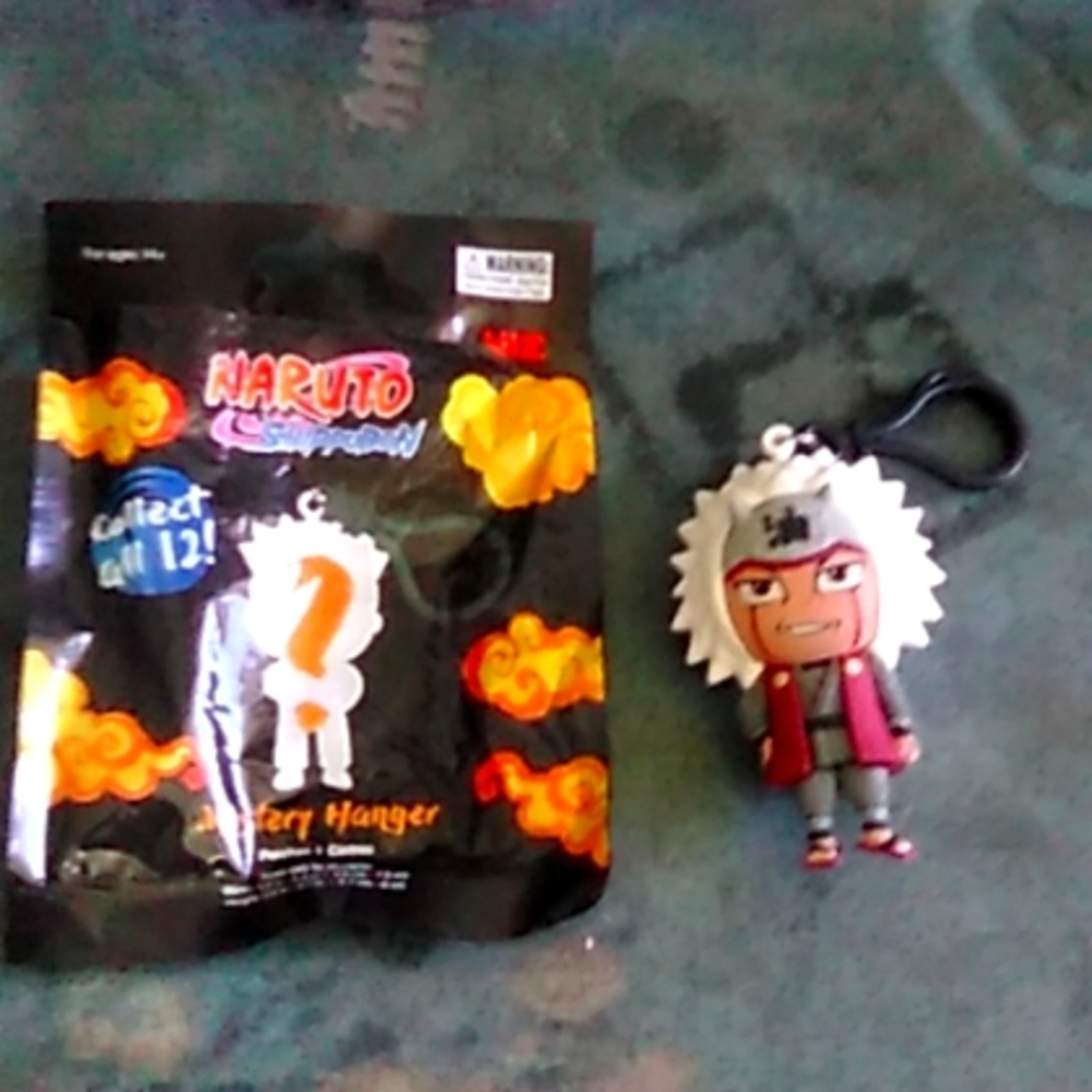 Jiraiya figural bag clip